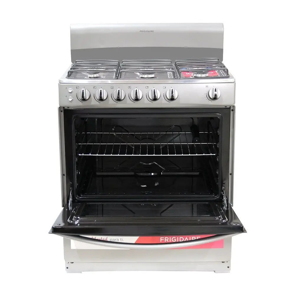 Frigidaire cocina de gas 30 6 quemadores gris FKGJ30C3MDQG