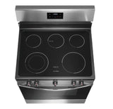 Frigidaire Cocina Electrica 30" Vitroceramica 5 quemadores Acero Inoxidable FKCP30X2MZI