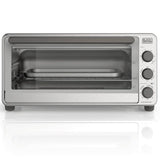 Black + Decker horno tostador 15 lts extra ancho color gris - TO8230-0GDLA