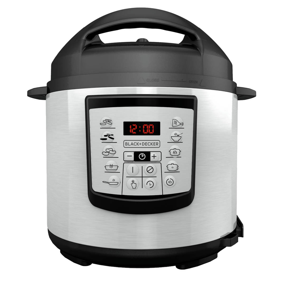 Black + Decker olla multi-usos digital  6l inox PR100SD