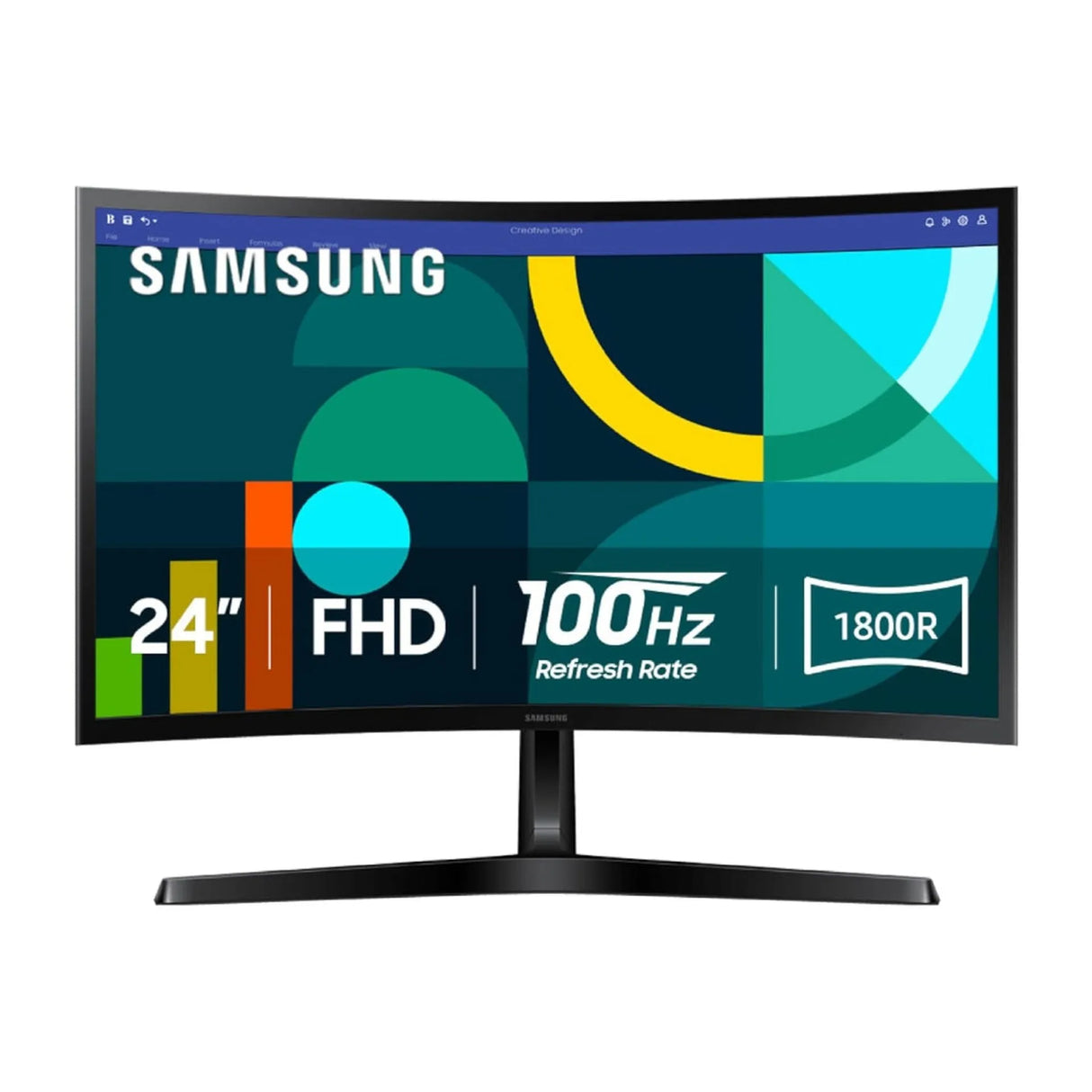 Samsung monitor LED curvo 24"     LS24D366GANXZA
