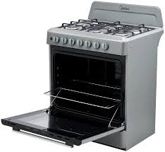 Midea Cocina De gas de 30" 6 quemadores Plateado MGS30FS1BIABGF-CA