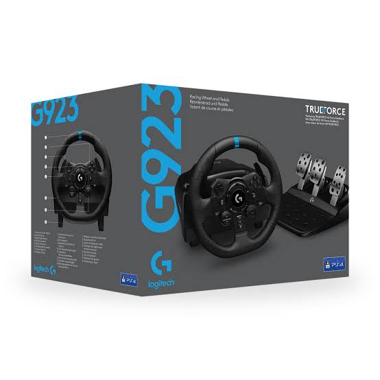 Volante Logitech G923 TrueForce para PlayStation PC Negro 941-000147