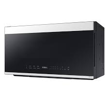 Microwave OTR 2.1 Cu. Ft. Bespoke In White Glass/ Empotrable WIFI