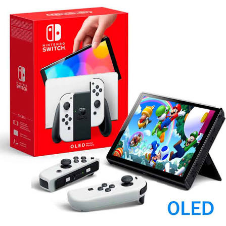 Consola Nintendo Switch OLED White + Super Mario Wonder Bundle HRG-S-KAASD