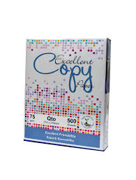 Caja de Papel 10 resmas Excellent Copy 98% Blanco 75grs