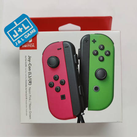 Control Nintendo Switch Joy-Con L/R Neon Pink/Green HAC-A-JAHAA