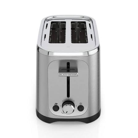Black+Decker tostadora de pan 2 Rebanadas con 7 niveles ajustables - TR1227-0SDLA