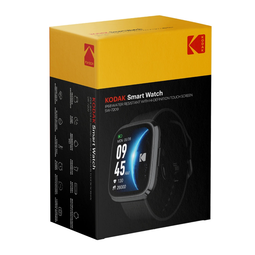Kodak reloj inteligente SW7209 negro 1,72"  full touch