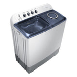 Lavadora doble 18 kg carga superior blanca