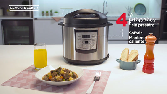 Black + Decker olla multi-usos digital 6l inox PR100SD