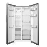 Midea refrigerador 20 pc color acero side by side inverter MDRS710FGM46