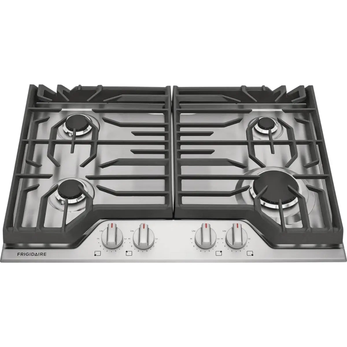 Frigidaire plantilla de gas 30 empotrable 4 quemadores FCCG3027AS