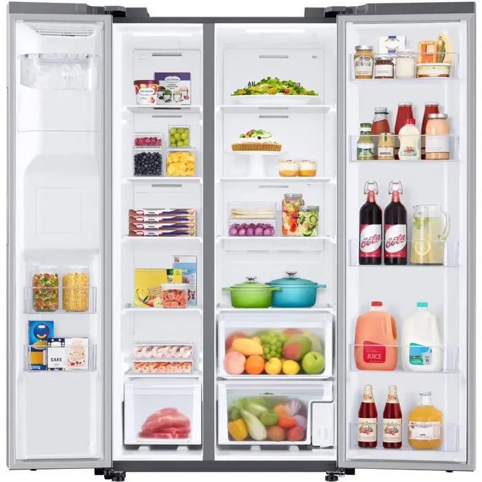 Refrigeradora Side by Side 27" con dispensador