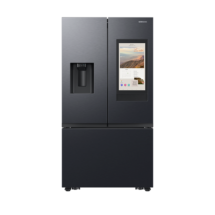 Refrigeradora Francesa  31" negra con pantalla  WIFI