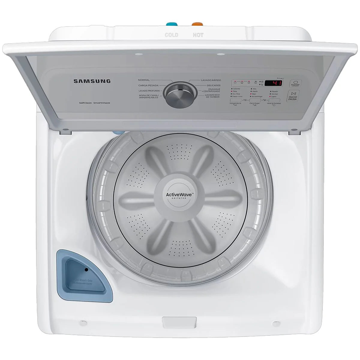 Lavadora 20 Kg Carga Superior Bubblestorm digital inverter Blanco