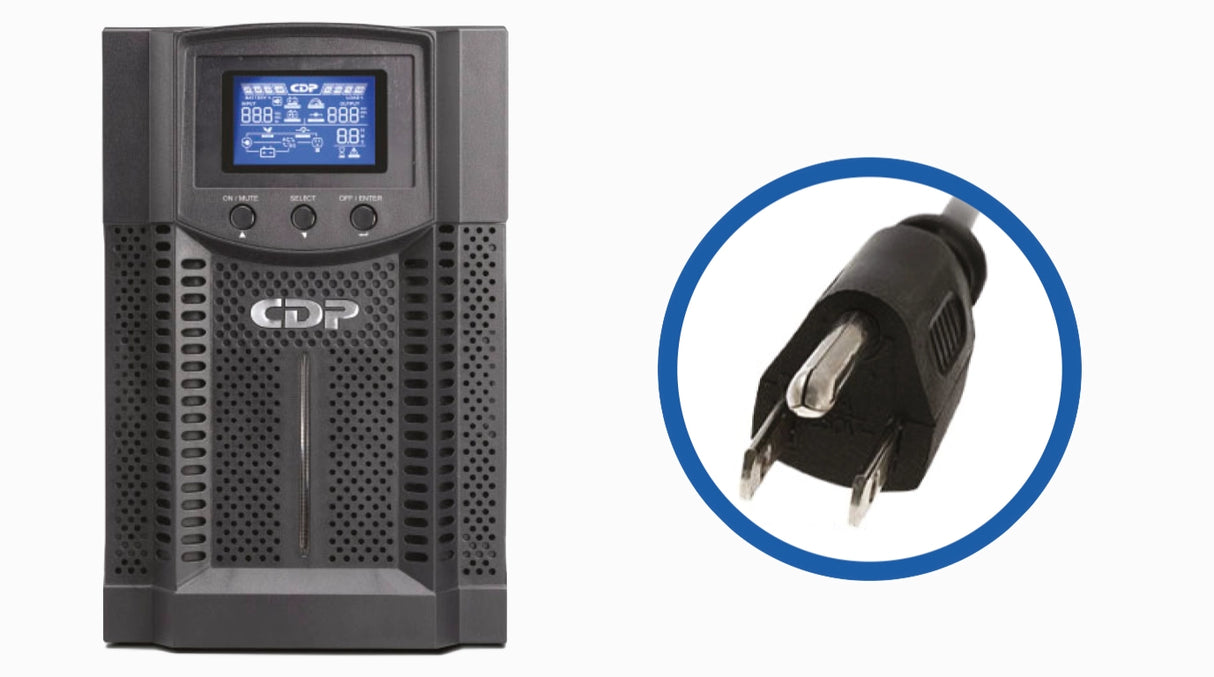 CDP ups online 1000va / 900w snmp 4 salidas UPO11-1