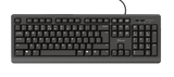 Trust teclado alambrico  primo usb negro 23883