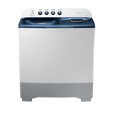 Lavadora doble 18 kg carga superior blanca